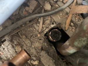 Blocked Heating Pipework