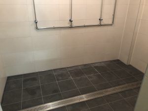 Bishops stortford cricket club shower area